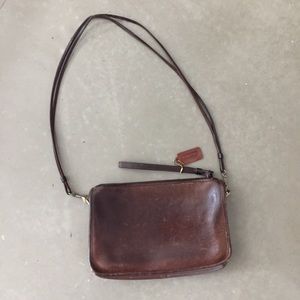 Vintage coach brown leather